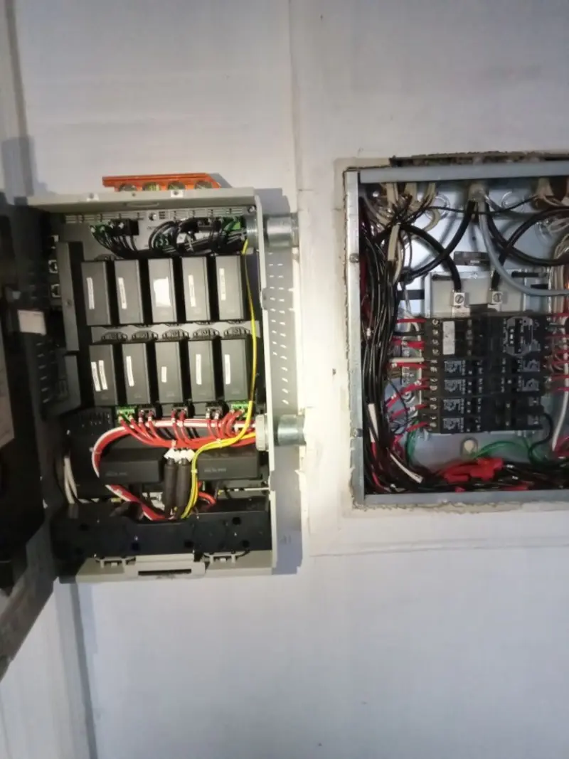 Electrical panel upgrade completed for Security Camera Wiring in Omak
